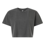 View image 2 of American Apparel Women's Heavyweight Cotton Garment-Dyed Boxy Cropped Tee