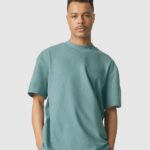 View image 4 of American Apparel Unisex Pique Mock Neck Tee