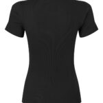 View image 3 of American Apparel Women's Baby Rib Fitted Tee