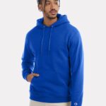 View image 1 of Champion Unisex Powerblend® Hooded Sweatshirt