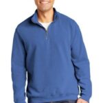 View image 1 of COMFORT COLORS Ring Spun 1/4-Zip Sweatshirt. 1580