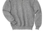 View image 2 of Jerzees Super Sweats NuBlend - 1/4-Zip Sweatshirt with Cadet Collar. 4528M