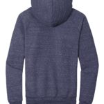 View image 3 of DISCONTINUED Jerzees Snow Heather French Terry Raglan Hoodie 90M