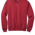 View image 2 of Jerzees - NuBlend 1/4-Zip Cadet Collar Sweatshirt. 995M