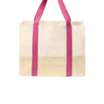 View image 3 of Port Authority Straw Market Tote BG450