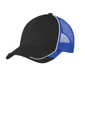 DISCONTINUED Port Authority Colorblock Mesh Back Cap. C904