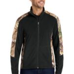 View image 1 of DISCONTINUED Port Authority Camouflage Microfleece Full-Zip Jacket. F230C