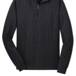 View image 2 of Port Authority Slub Fleece 1/4-Zip Pullover. F295