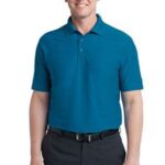 View image 1 of DISCONTINUED Port Authority Horizontal Texture Polo. K514