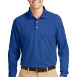 View image 1 of DISCONTINUED Port Authority Long Sleeve EZCotton Pique Polo. K800LS