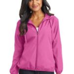 View image 1 of DISCONTINUED Port Authority&reg; Ladies Hooded Essential Jacket. L305