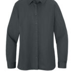 View image 2 of Port Authority Women's Dimension Knit Dress Shirt. L570