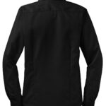 View image 3 of Port Authority Ladies Non-Iron Twill Shirt. L638