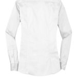 View image 3 of DISCONTINUED Port Authority Ladies Stretch Poplin Shirt. L646