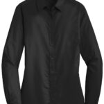 View image 2 of Port Authority Women's SuperPro Twill Shirt. L663
