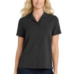 View image 1 of Port Authority Women's Short Sleeve Performance Staff Shirt LW400