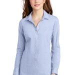 View image 1 of DISCONTINUED Port Authority Women's Pincheck Easy Care Shirt LW645