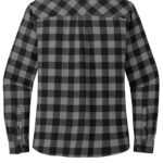 View image 3 of Port Authority Women's Plaid Flannel Shirt LW669