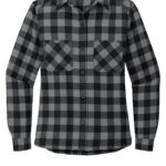 View image 2 of Port Authority Women's Plaid Flannel Shirt LW669