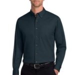 View image 1 of Port Authority Long Sleeve Twill Shirt. S600T