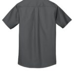 View image 3 of DISCONTINUED Port Authority Stain-Release Short Sleeve Twill Shirt. S648