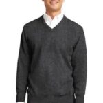 View image 1 of DISCONTINUED Port Authority Value V-Neck Sweater. SW300