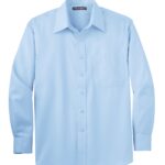 View image 2 of Port Authority Tall Non-Iron Twill Shirt. TLS638