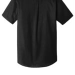 View image 3 of Port Authority Short Sleeve Carefree Poplin Shirt. W101