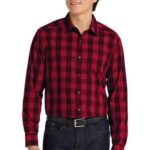 View image 1 of DISCONTINUED Port Authority Everyday Plaid Shirt. W670