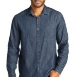 View image 1 of DISCONTINUED Port Authority Long Sleeve Perfect Denim Shirt W676