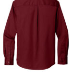View image 3 of Port Authority Long Sleeve SuperPro React Twill Shirt. W808