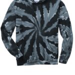View image 2 of Port & Co Tie-Dye Pullover Hooded Sweatshirt. PC146