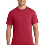 View image 1 of Port & Co Tall Core Blend Pocket Tee. PC55PT