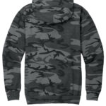 View image 3 of Port & Co Core Fleece Camo Pullover Hooded Sweatshirt. PC78HC